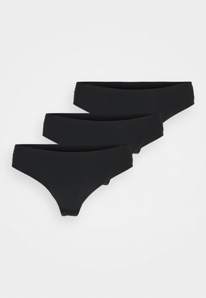 VMDIKTE 3 PACK - Thong - black