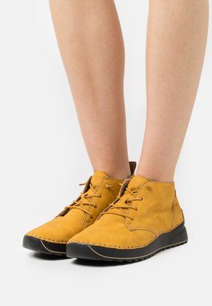 Rieker Schnürstiefelette - jaune