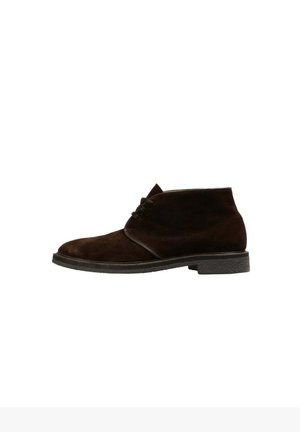 Botines con cordones - dark brown