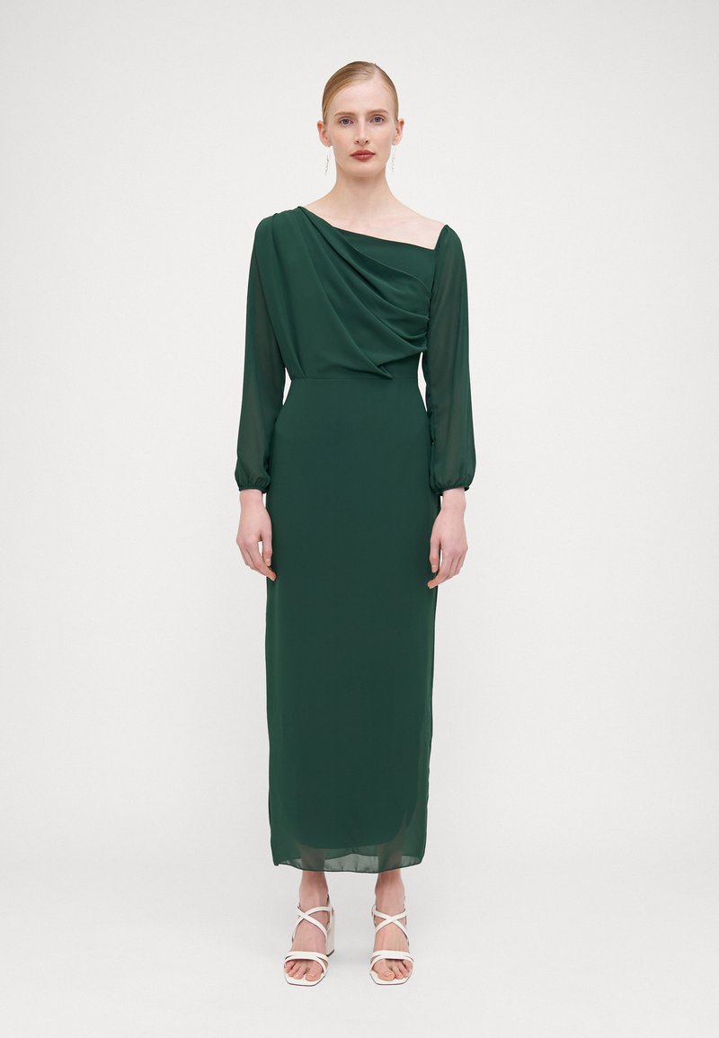 WAL G TALL ABI OFF SHOULDER MAXI - Proginė apranga - forest green