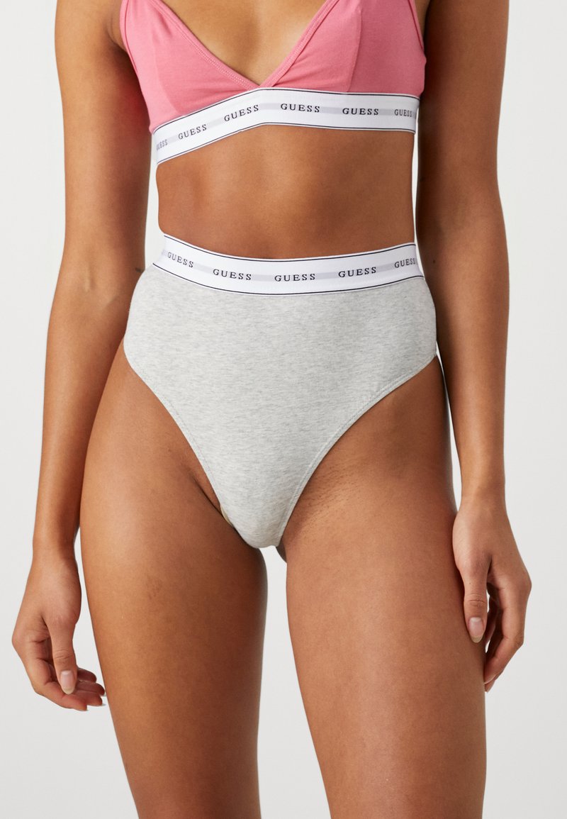 Guess CARRIE HIGH WAIST  - Stringit - light rock heather