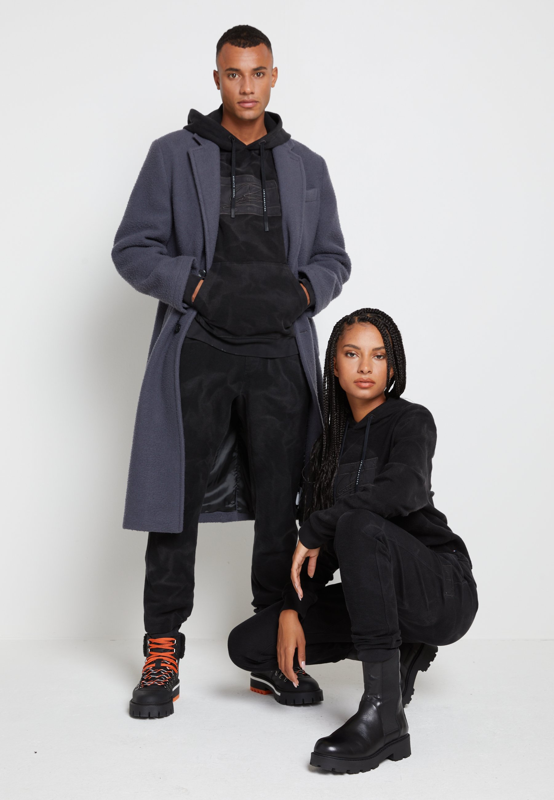 Tommy Hilfiger LEWIS HAMILTON UNISEX GMD SWEATPANTS - Trainingsbroek -  black/Zwart - Zalando.nl