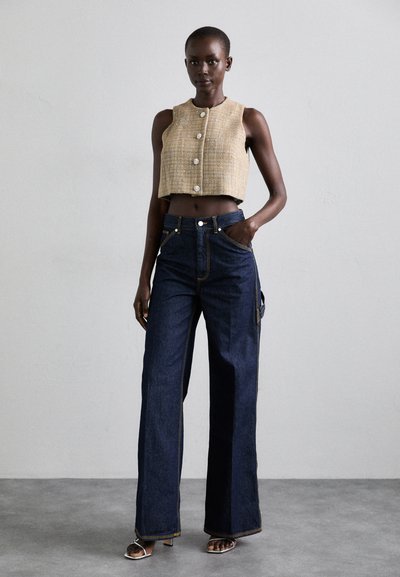 sandro ISMAEL - Wide leg - blue