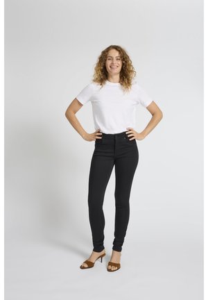 PULZ PZCarmen - Jeans Skinny Fit - black denim