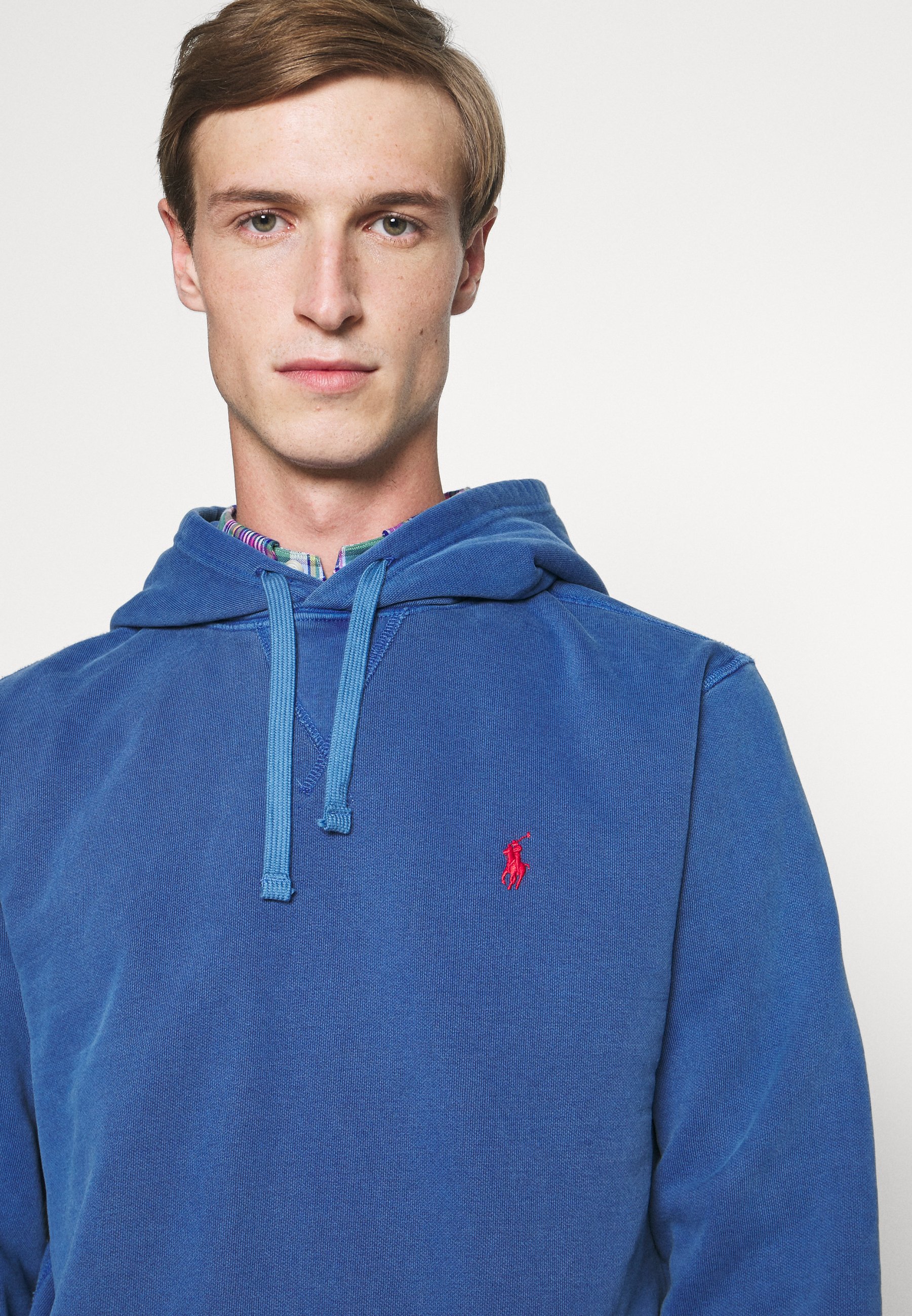 navy blue polo pullover