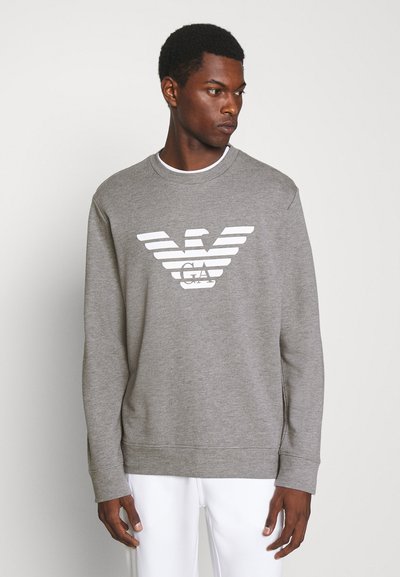 Emporio Armani FELPA - Camisola - grigio fantasia