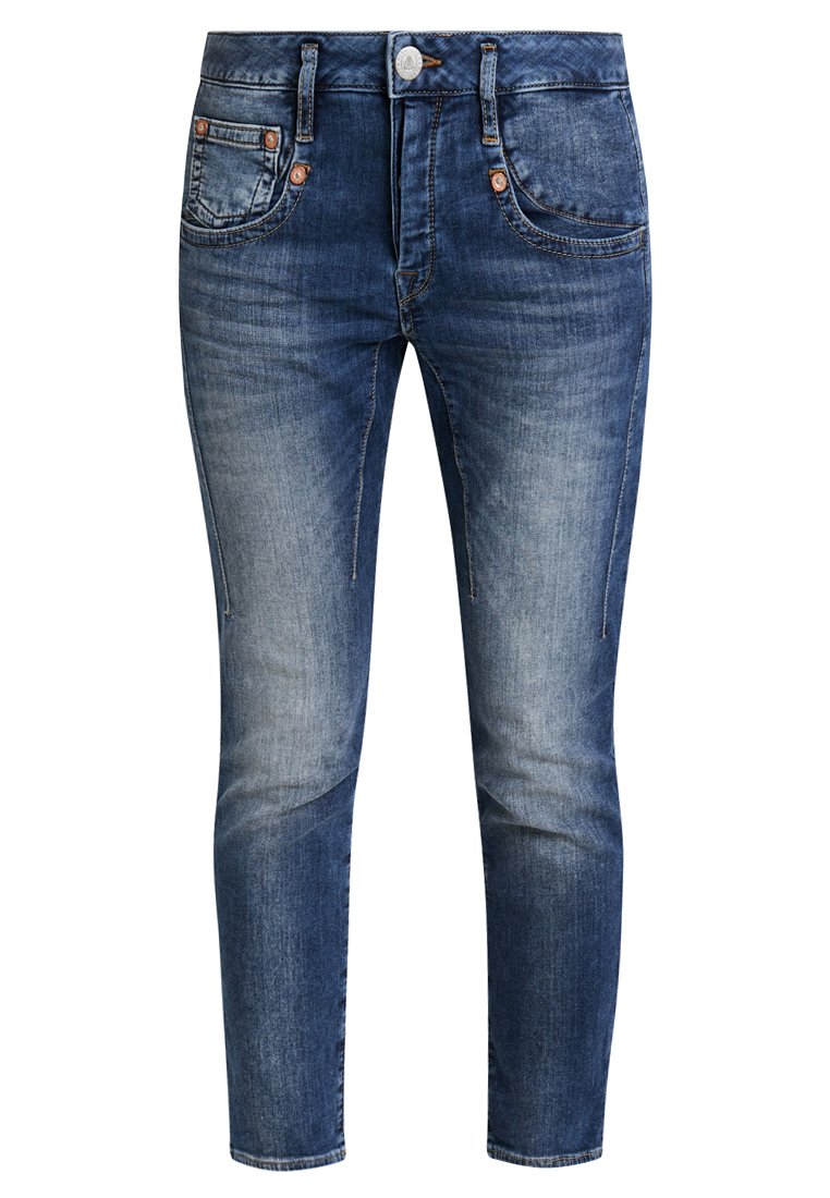 Herrlicher Slim fit jeans blauw denim/bluedenim