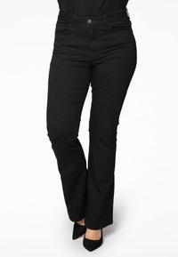 YOEK Flared jeans - black