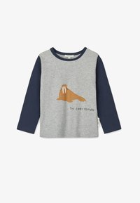 Neizbrano, grey melange/classic navy