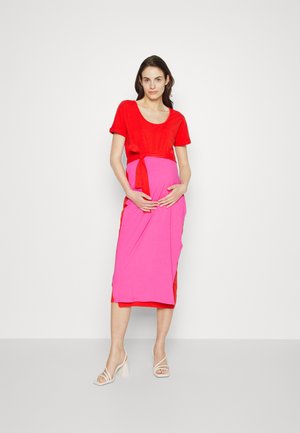 Never Fully Dressed MAMA WRAP DRESS - Φόρεμα από ζέρσεϊ - mutli