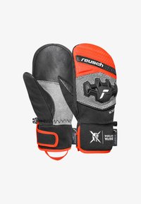 Reusch, Lando R-TEX® XT Lobster skihandschoenen kinderen Black / Silver zilver, zwart Reusch, Lando R-TEX® XT Lobster skihandschoenen kinderen Black / Silver zilver, zwart
