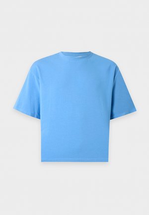 YOURTURN, UNISEX SQUARE CROP FIT - Βασικό μπλουζάκι - blue