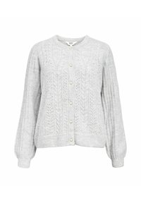 OBJFLORA - Vest - light grey melange