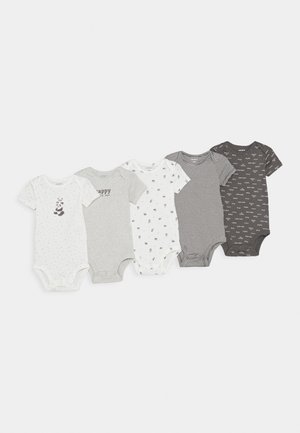 5 PACK UNISEX - Body - grey/offwhite