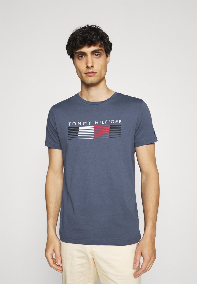 Tommy Hilfiger FADE GRAPHIC CORP TEE TShirt print faded indigo