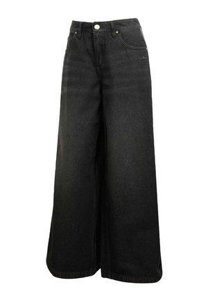 adidas Originals WIDE  - Platėjantys džinsai - black