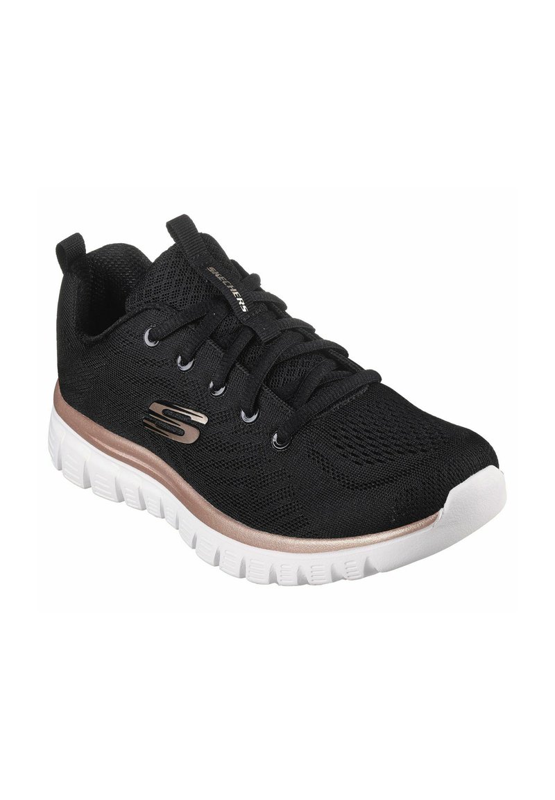 Skechers Sport GRACEFUL Sneaker low schwarz rosa gold/schwarz