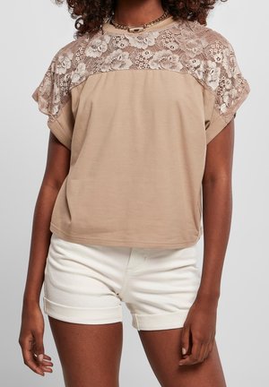 T-shirts print - taupe