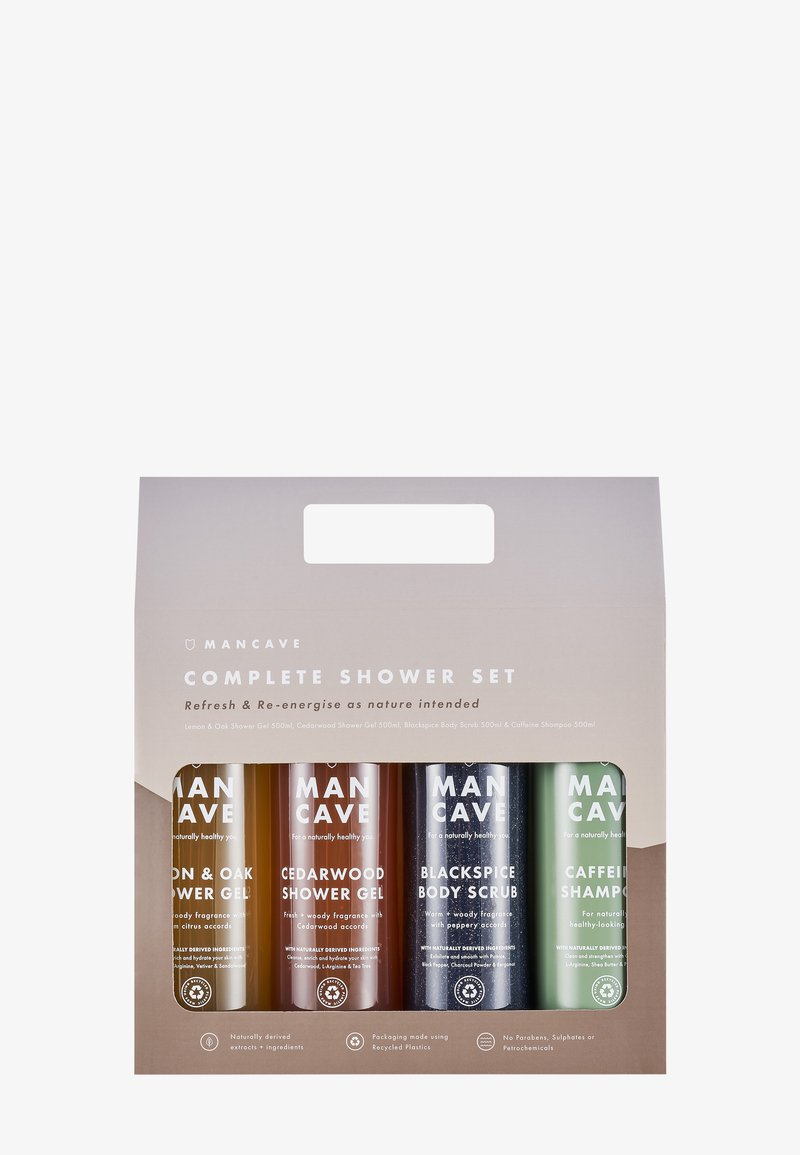Man Cave - COMPLETE SHOWER SET - Bath and body set, Enlarge