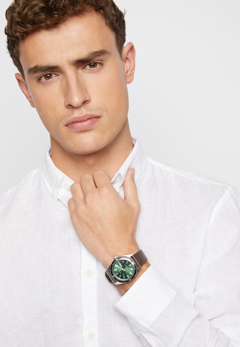 Timex WATERBURY DIVE AUTOMATIC - Rannekello - green/brown