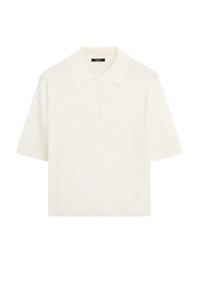 POLO COLLAR WITH SHORT SLEEVES - Poloshirt - beige