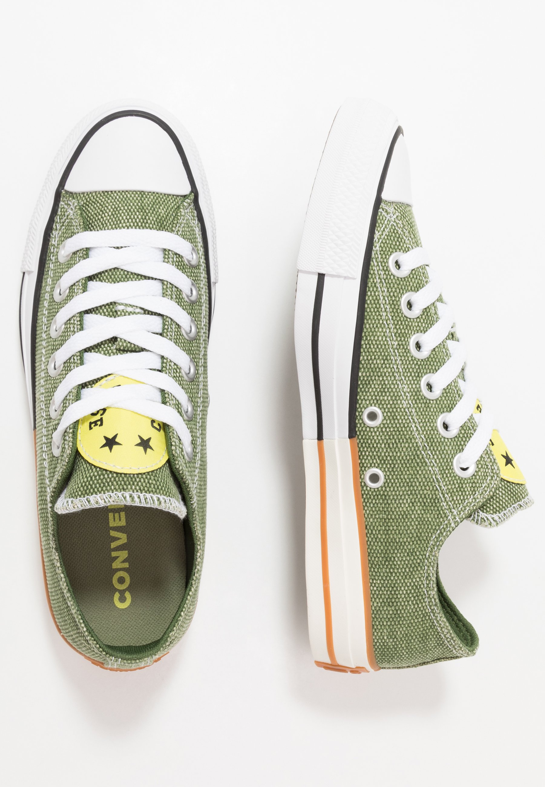 converse verde scuro basse