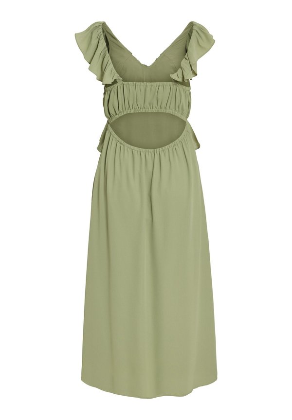 VIELKE V-NECK - Day dress - sage4