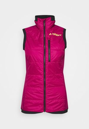 TECHNICAL SPORTS SKI TOURING FILLED VEST - Vest - berry