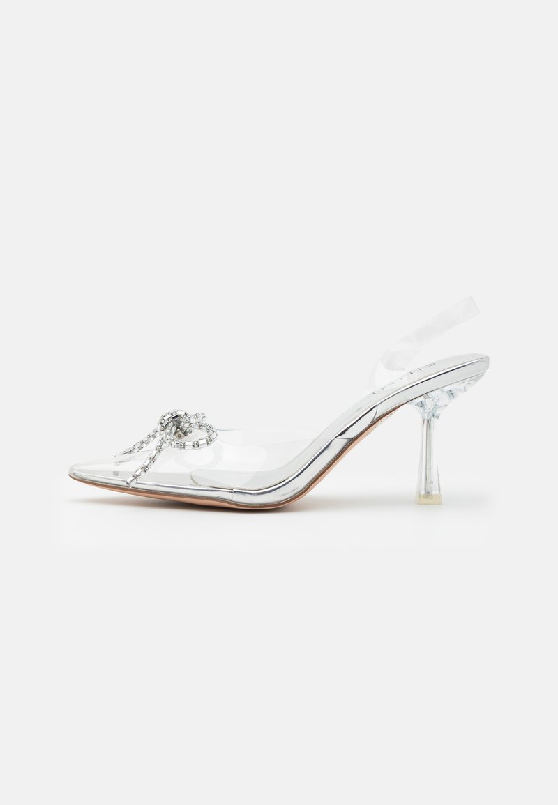 Simmi London DEVIKA - High heels - clear silver mirror