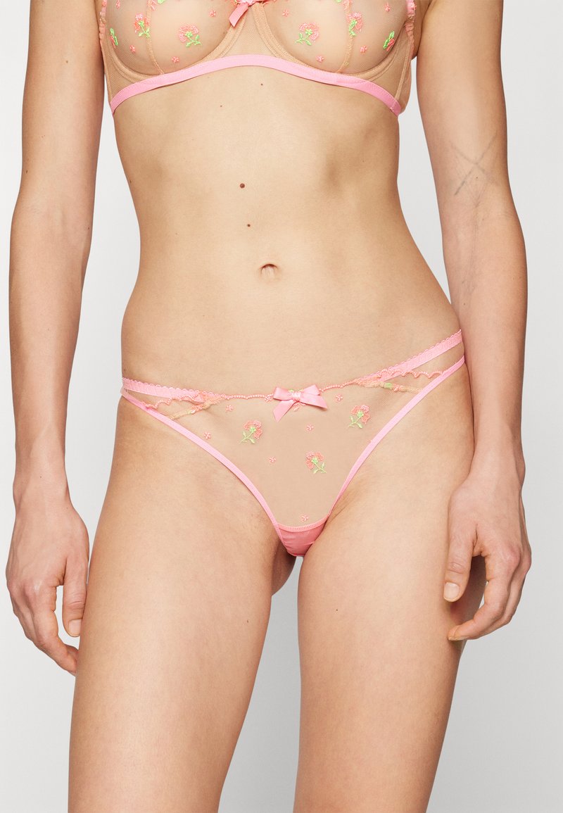 Agent Provocateur - WILLOWE THONG - Perizoma - pink/green, Ingrandire