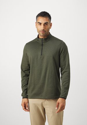 VICTORY HALF ZIP - Felpa - cargo khaki/black
