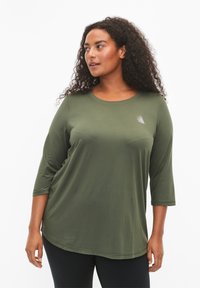 Active by Zizzi - WORKOUT  - Longsleeve - thyme Miniatuurafbeelding 1