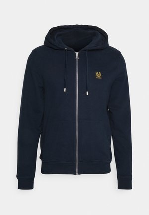 HOODIE - Tröja med dragkedja - dark ink