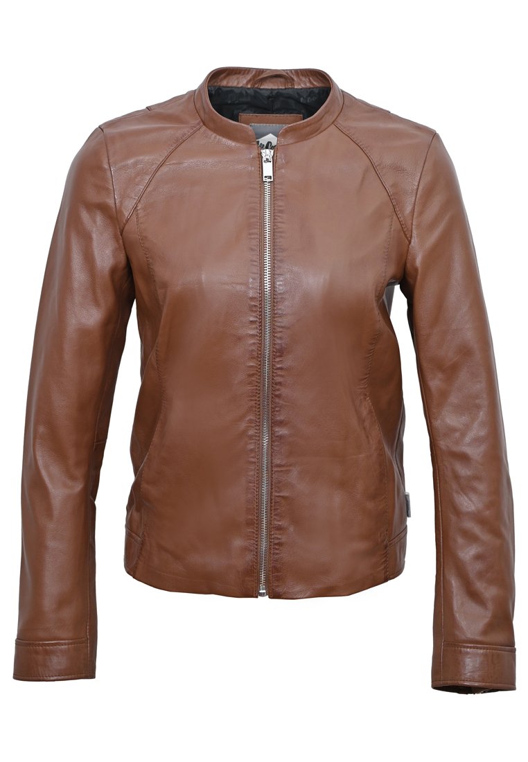 Lee Cooper Leren jas cognac