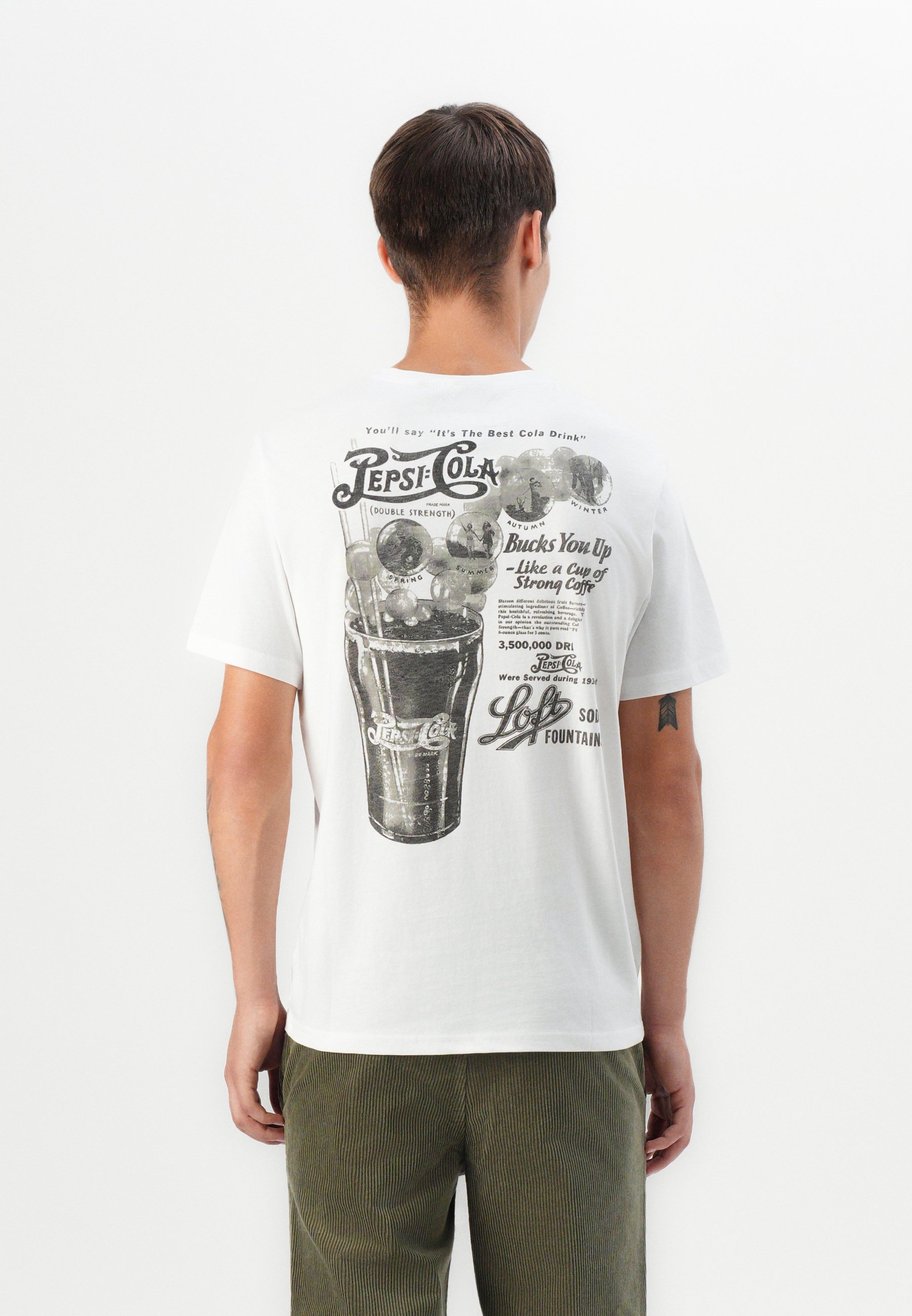 GOD ONLY KNOWS PHOTO PRINT T-SHIRT 白 S GOD ONLY KNOWS PHOTO PRINT T-SHIRT