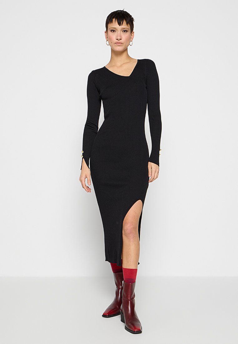 Barbour International Gebreide jurk zwart