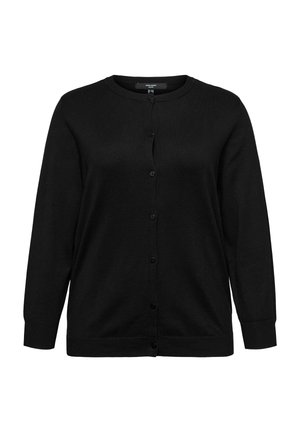 Vero Moda Curve, CARDIGAN VMCSILJE KNIT CARDIGAN - Gilet - black