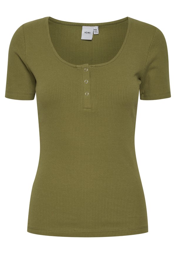 IHSUPER - Basic T-shirt - avocado3