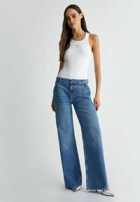 LIU JO WITH STUDS - Jeans a zampa - blue