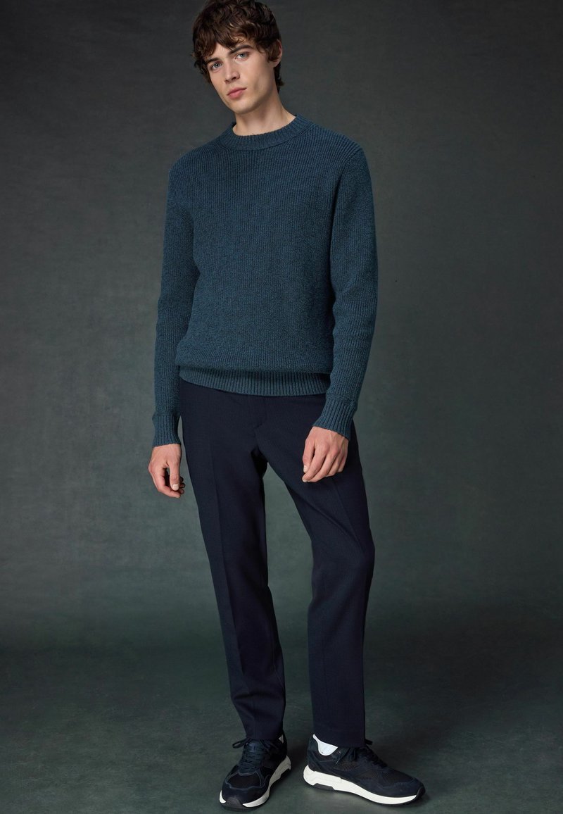 Next CREW NECK TEXTURED - REGULAR FIT - Maglione - navy blue