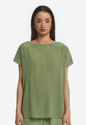 BOAT NECK - T-Shirt basic - Green