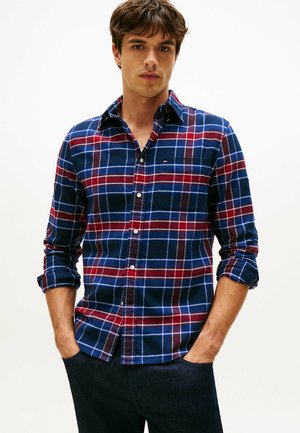 Hemd - preppy navy check