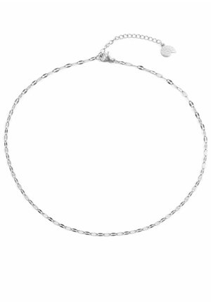 FLATTENED ROLO - Necklace - silberfarben