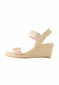 REGULAR FIT   - Sandále na platforme - rose gold