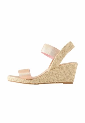REGULAR FIT   - Sandále na platforme - rose gold