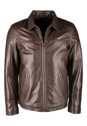 MIT LUCA - Leather jacket - brown