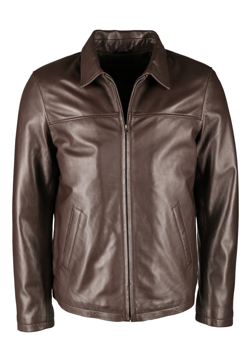 Herren Leichte Jacken | JCC Lederjacke brown/braun - PR33434 Herren Leichte Jacken | JCC Lederjacke brown/braun - PR33434