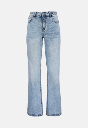 Even&Odd Tall, LOW RISE STRETCH - Jean flare - light blue denim