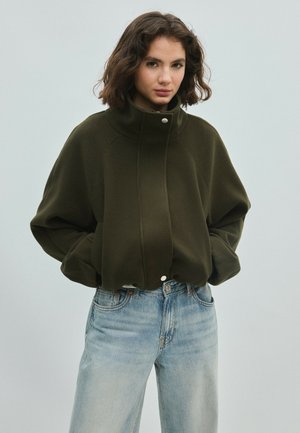 Stradivarius, SOFT-TOUCH BOMBER JACKET - Veste légère - khaki