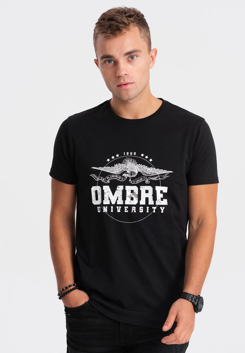 Ombre Printtipaita - black